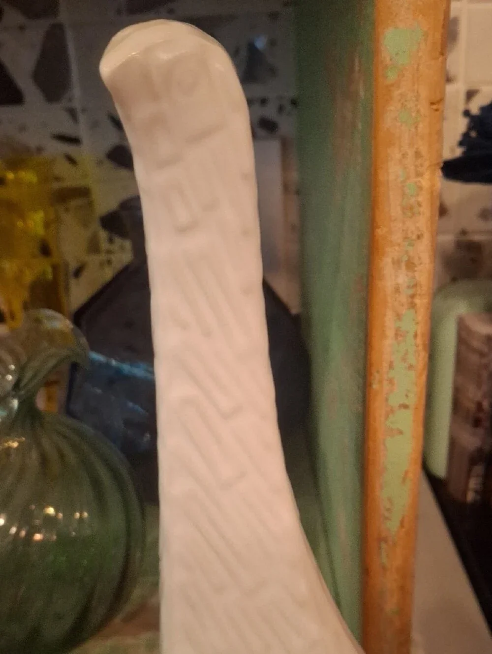 Jonathan Adler White Ceramic Dove Sculptures - Glossy White Pair